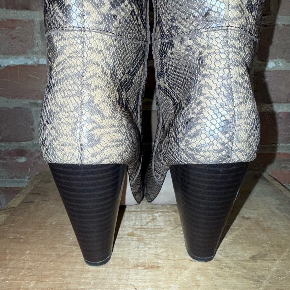 Snakeskin Pattern Boots - image 8